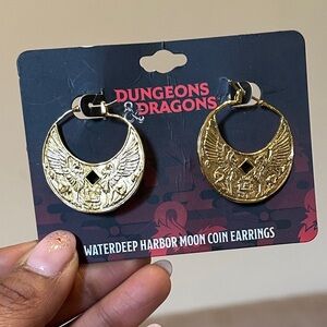Dungeons & Dragons WHM Coin Earrings